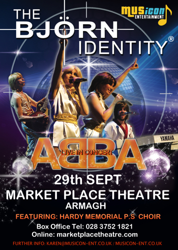Abba Tribute band concert, dates, gigs, show date 2017 Armagh