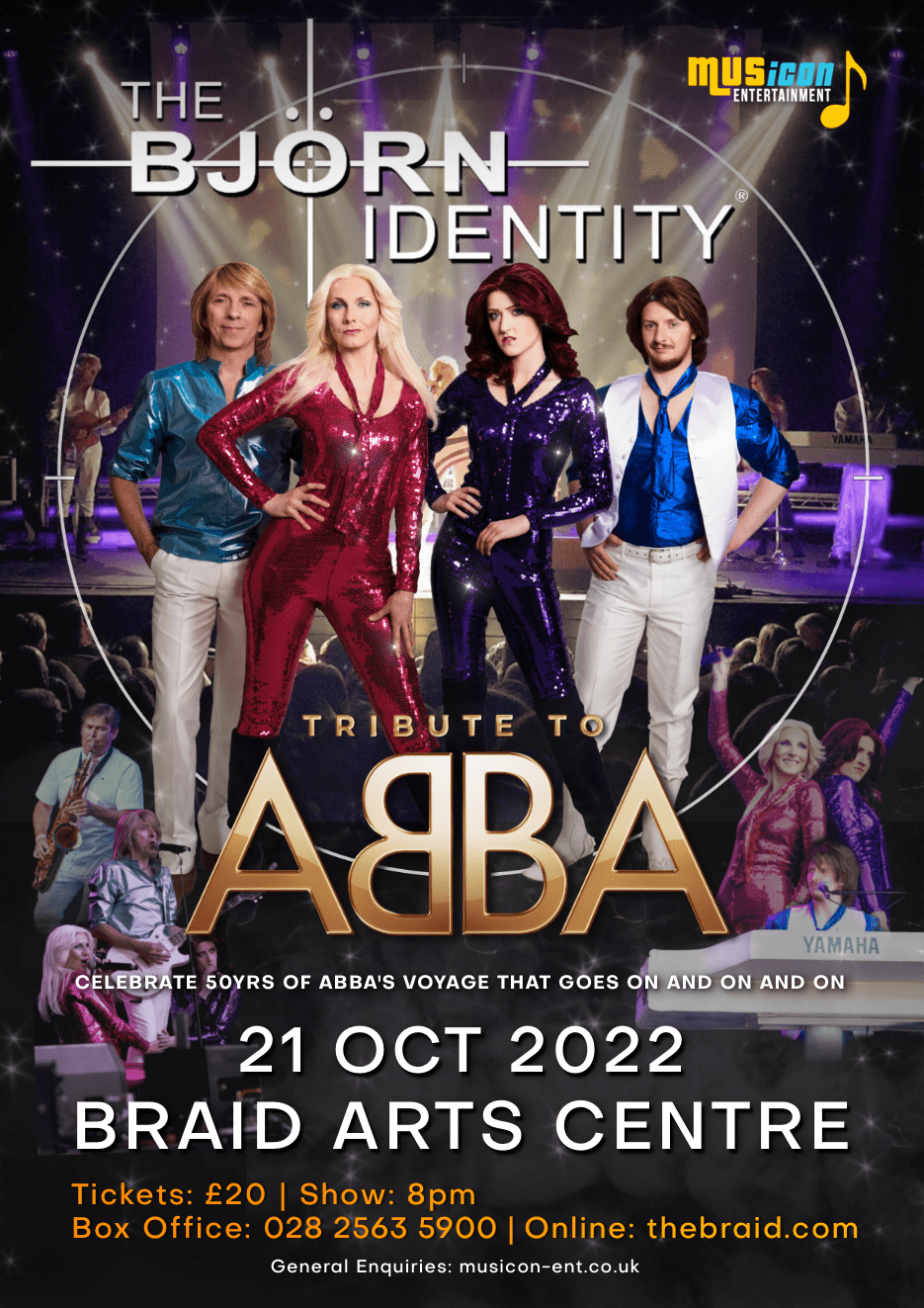 Braid arts centre ABBA in Concert The Bjorn Identity