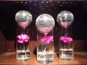 disco ball wedding decorations