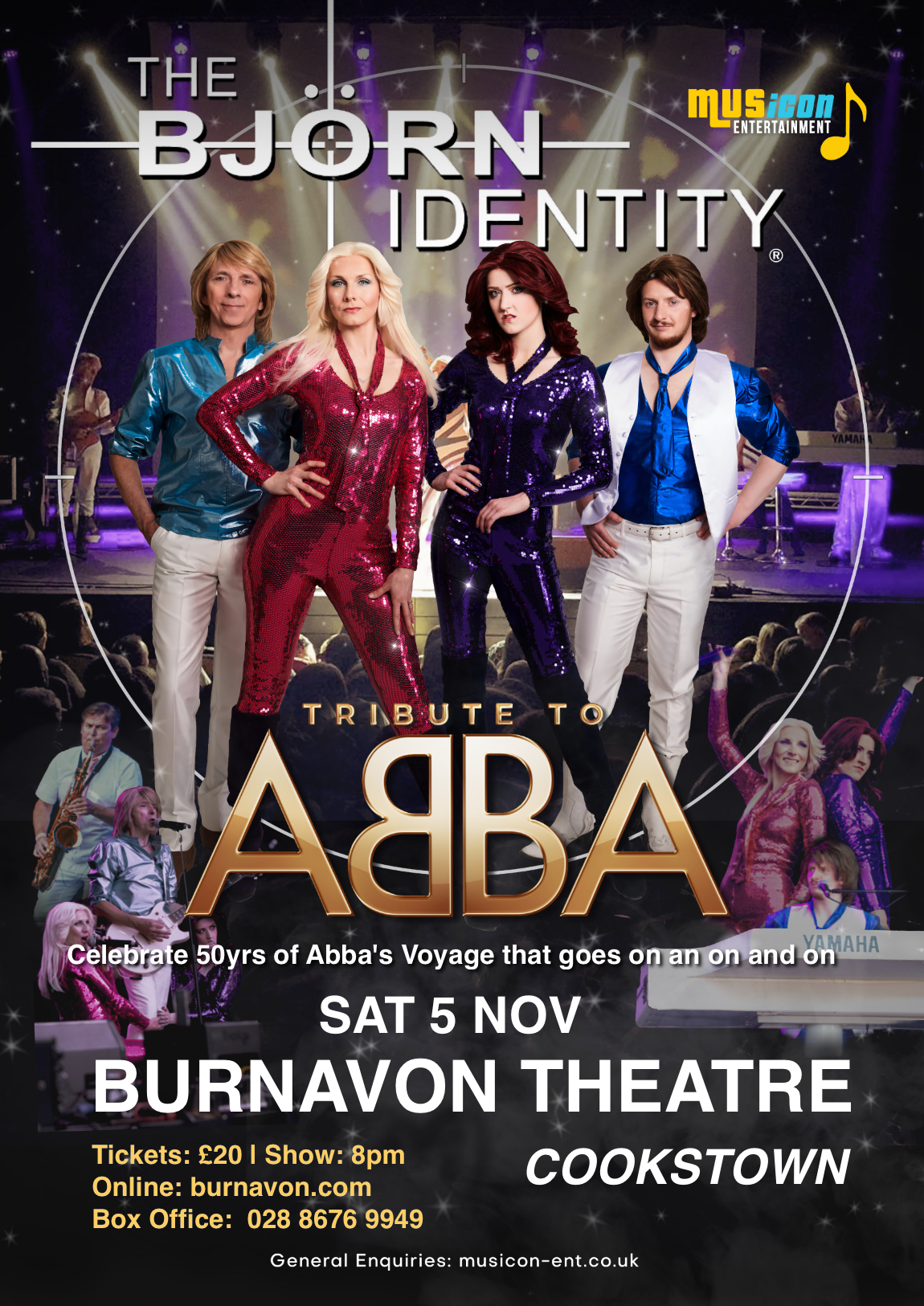 Burnavon Theatre - ABBA in Concert The Bjorn Identity