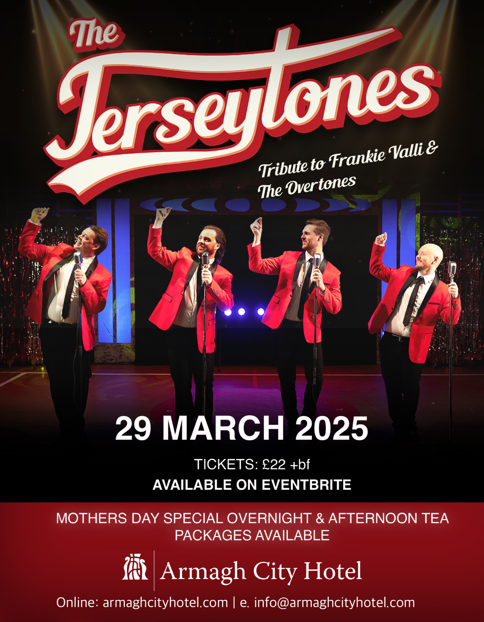 jersey Boys Tribute Northern Ireland